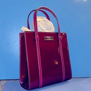 COPY - KATE SPADE Gorgeous Raspberry color Mini Tote 💋Hard to capture yummy …